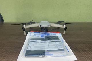 Polícia Penal abate drone sobrevoando a Penitenciária de Rondonópolis e apreende dois celulares