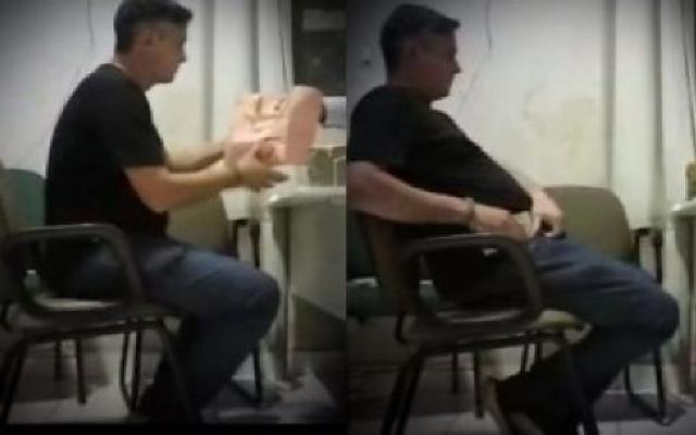 Vídeo mostra presidente do DAE recebendo maços de dinheiro e sacola recheada de notas