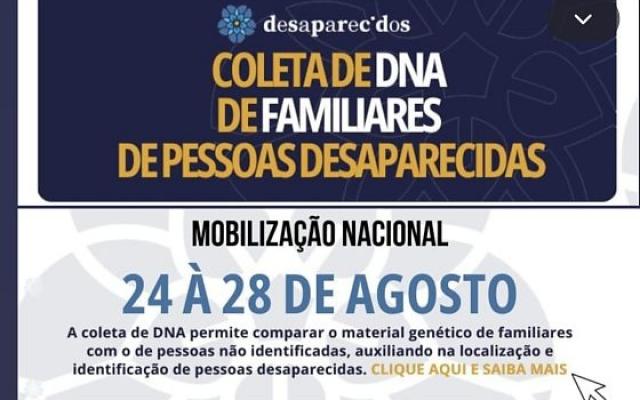 Polícia Civil inicia mobilização para coleta de DNA de desaparecidos em Mato Grosso