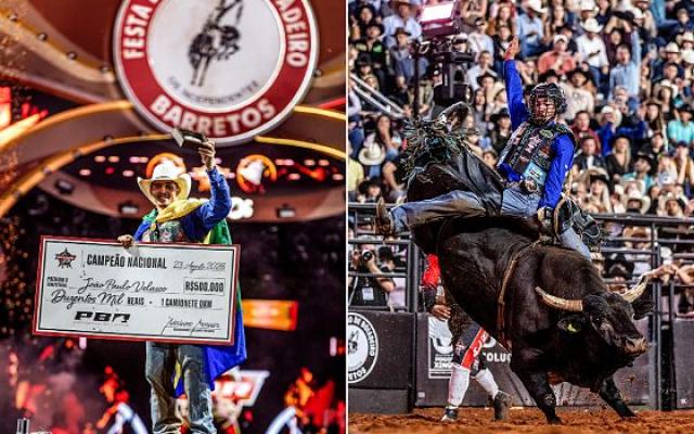 Mato-grossense é campeão da PBR em Barretos e vai representar o Brasil nos EUA