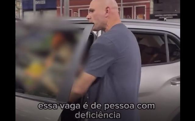 Abilio bate boca com petista por carro estacionado em vaga para deficientes; veja vídeo