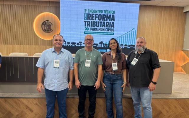 Comitiva de Paranaíta participa de evento sobre Reforma Tributária para adequação da gestão fiscal