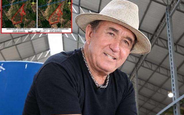 Amado Batista é multado e tem área embargada por desmatamento ilegal em fazenda de MT
