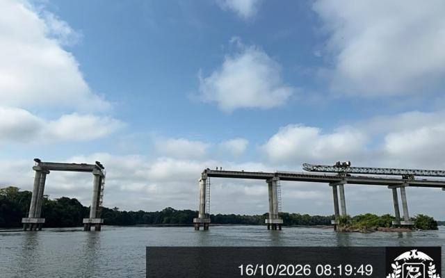 Construção da maior ponte de Mato Grosso chega a 77% de execução
