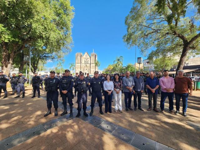 Governo de MT reforça efetivo das forças de segurança para combater facções criminosas em Cáceres
