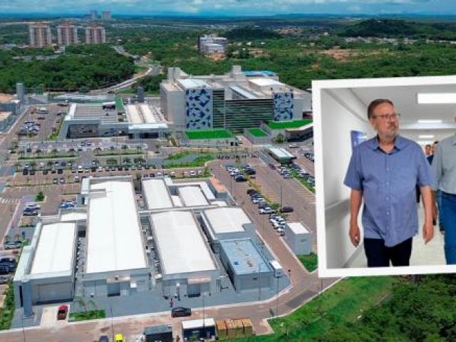 Prefeito Chico Gamba e vice-prefeito Robson Quintino visitam Hospital Central de Cuiabá e conhecem estrutura de referência em saúde pública