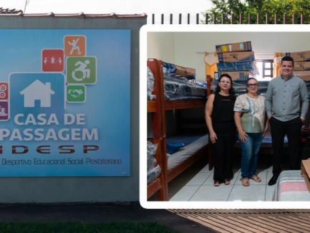 Sicoob e Assistência Social fortalecem a Casa de passagem do IDESP