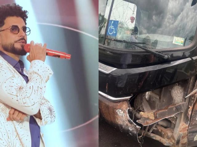 Cantor Latino sofre acidente de ônibus com sua equipe no interior de São Paulo