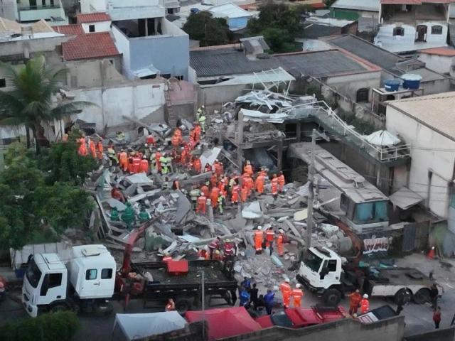 Número de mortos em desabamento de asilo em BH sobe para 12