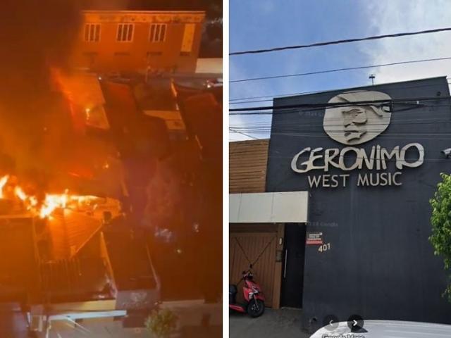 Boate Geronimo West Music pega fogo durante a madrugada em Cuiabá; veja vídeo