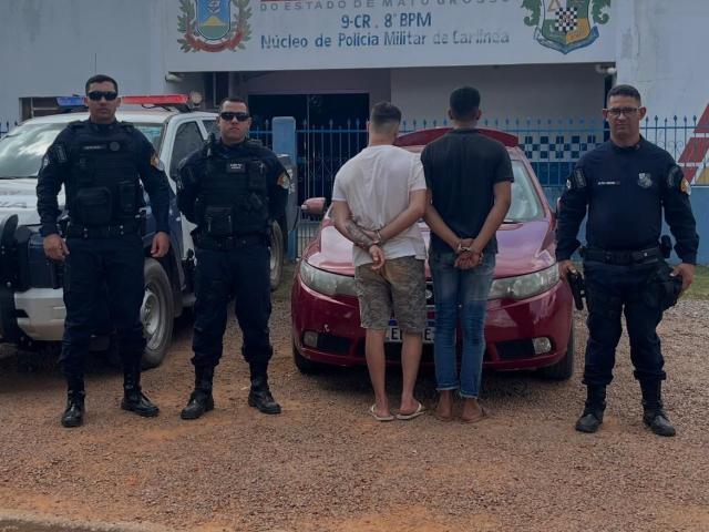 Suspeitos de furtos em Carlinda e Alta Floresta são presos com armas e ferramentas usadas em arrombamentos