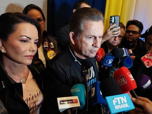 No lançamento ao Senado, Mauro Mendes cita caso Vorcaro e avisa: 