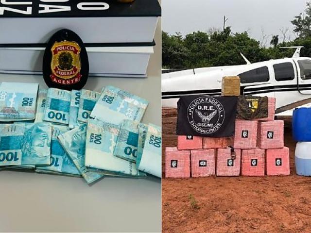 PF desmonta esquema que usava aviões para trazer cocaína da Bolívia para Mato Grosso; fotos e vídeo