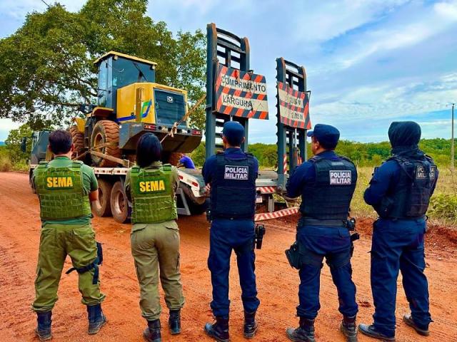 Sema embarga 250 hectares por desmatamento ilegal e aplica R$ 1,5 milhão em multas