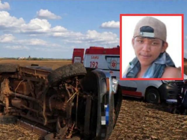 Jovem pega Hilux escondido, capota caminhonete e morre no interior de MT