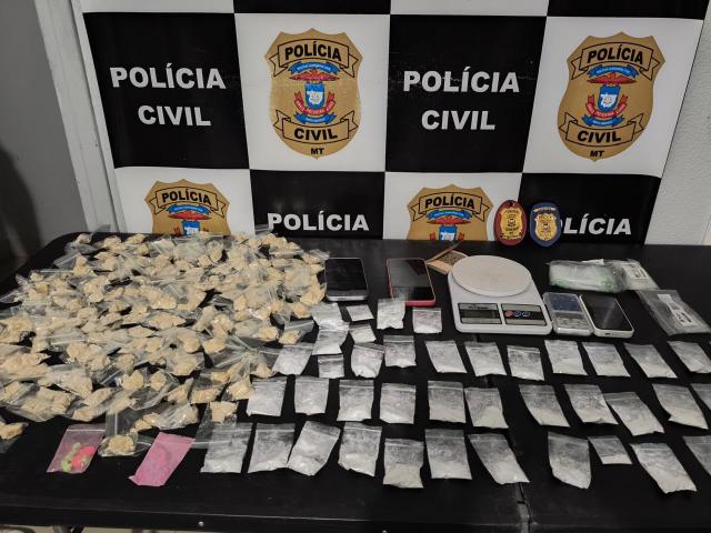 Casal é preso por tráfico de drogas em Alta Floresta; 