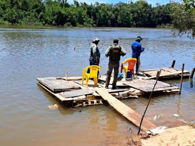 Sema aplica multa de R$ 10 mil e apreende pescado, redes e tarrafas durante fiscalização