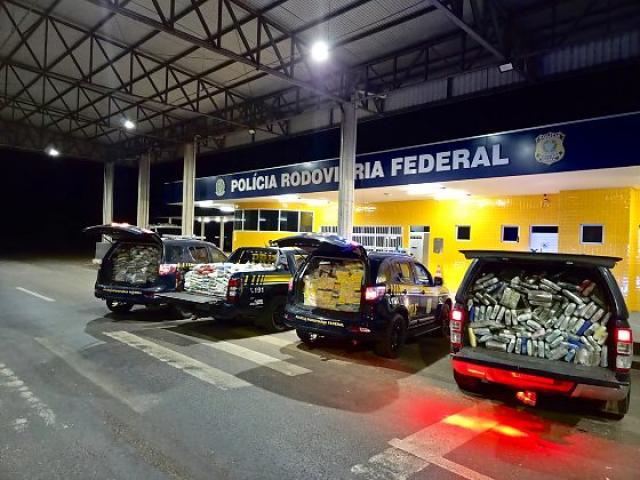 PRF realiza maior apreensão de drogas dos últimos anos em Mato Grosso 
