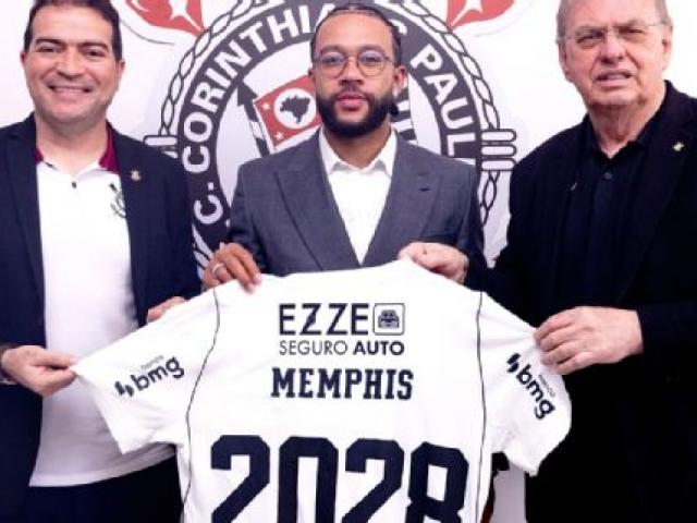 Corinthians oficializa renovação de Memphis Depay até 2028: