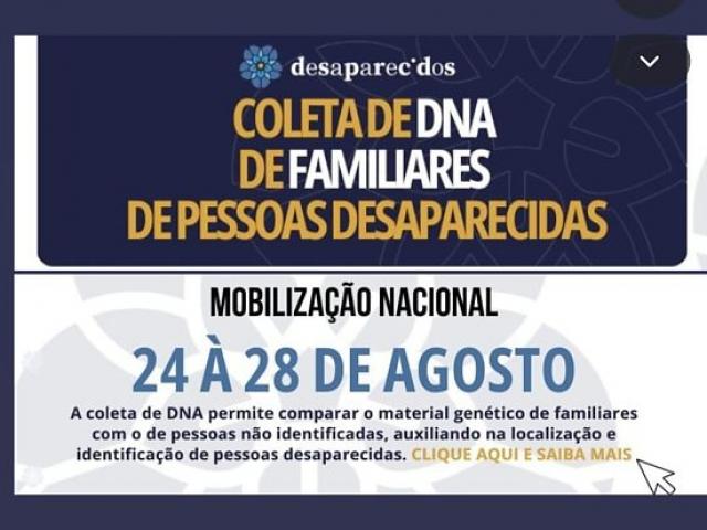Polícia Civil inicia mobilização para coleta de DNA de desaparecidos em Mato Grosso