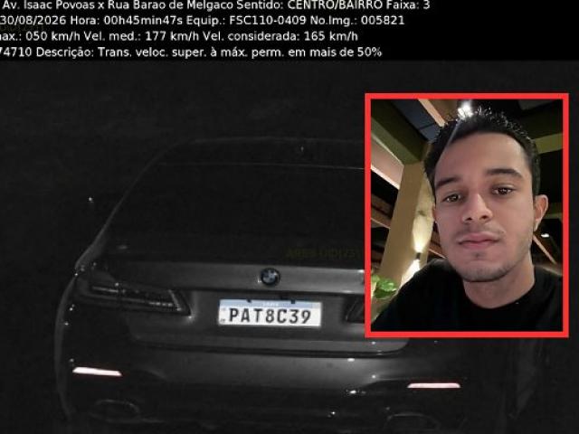 Playboy da BMW estava a 177 km/h na Isaac Póvoas antes de matar motociclista; avenida tem limite de 60km/h