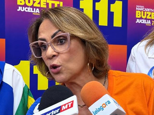 Damares diz em Cuiabá que votação da escala 6x1 fica para depois do pleito: 