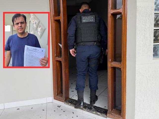 Bandidos arrombam escritório de deputado e furtam materiais de campanha; veja fotos e vídeos