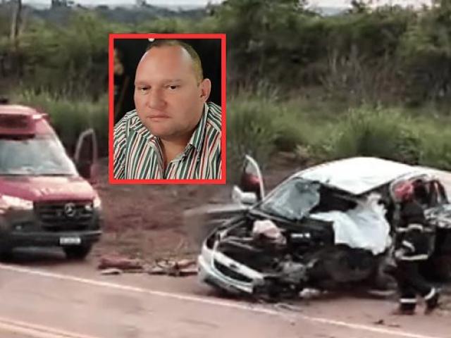 Empresário morre em acidente entre S10 e ônibus na BR-163; veja vídeo