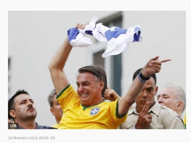 Notícias / Política'Última resistência ou retorno político?': como a imprensa internacional repercutiu ato de Bolsonaro