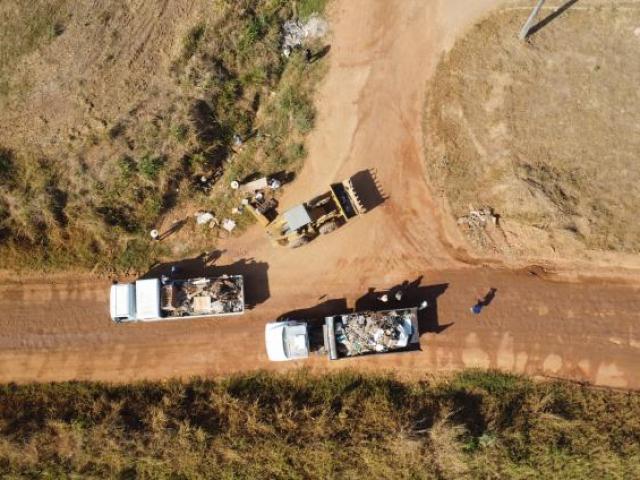 Mutirão de Limpeza retira 29 toneladas de lixo das margens de estradas em Alta Floresta