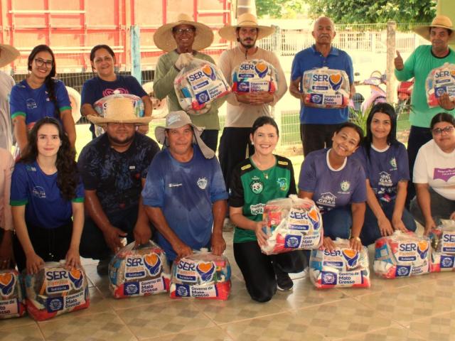 SETASC realiza entrega de lote de quatrocentas Cestas Básicas para a Assistência Social de Nova Monte Verde