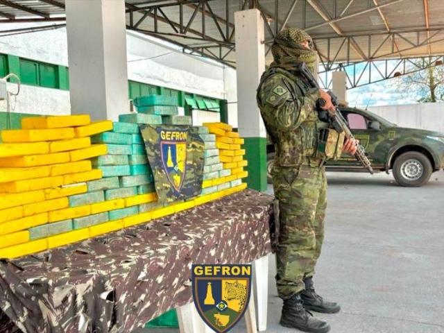Forças policiais apreendem 103 kg de drogas e geram prejuízo de R$ 2,3 milhões às facções criminosas