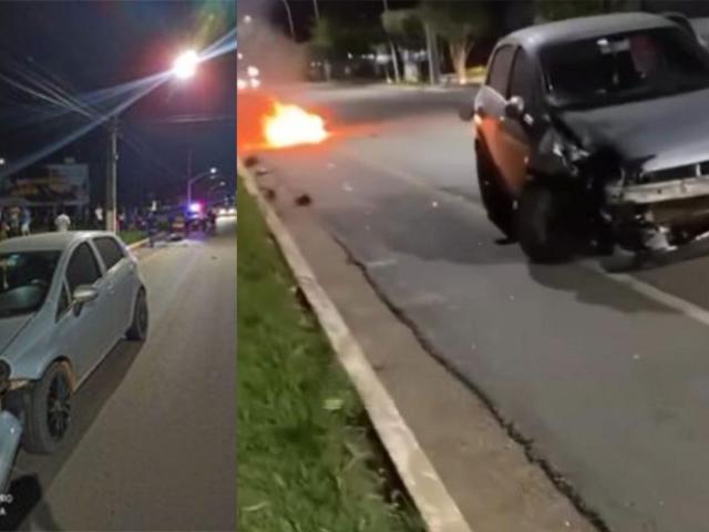 Jovem de 21 anos fica gravemente ferido e tem perna amputada após colisão