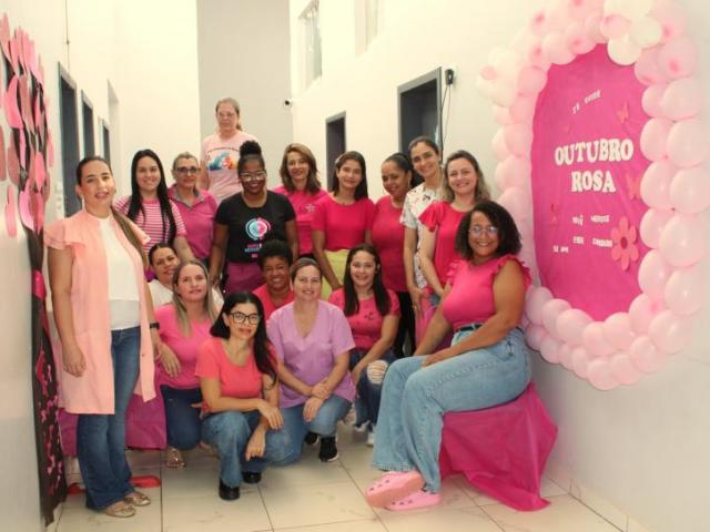 Prefeitura encerra campanha Outubro Rosa, com atividades no PSF João Hunka Neto