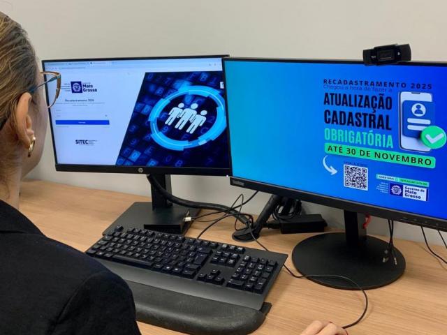 Servidores ativos de MT devem realizar atualização cadastral obrigatória