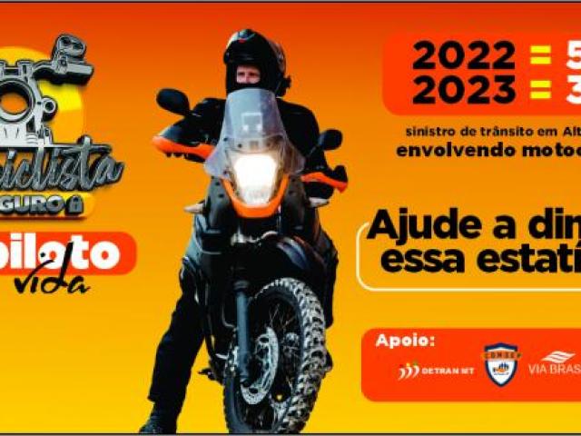 “Motociclista Seguro: eu piloto pela vida” será realizado em Alta Floresta