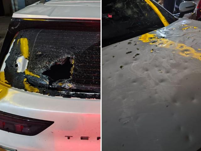 Chuva de granizo destrói carro em rodovia no RS. Confira o Video.