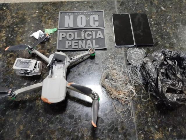 Polícia Penal apreende drone com celulares na penitenciária de Sinop