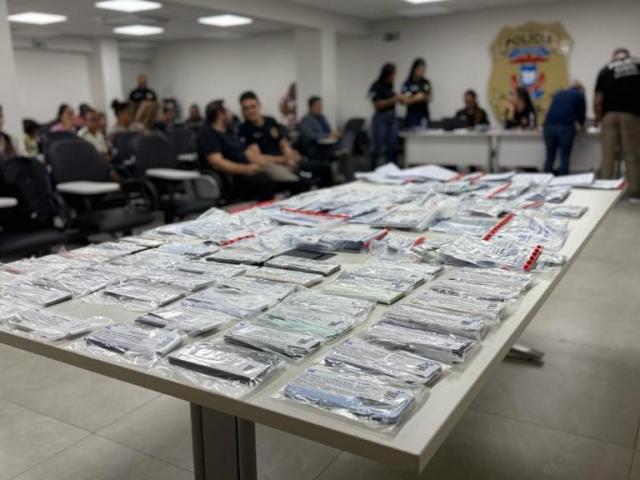 Polícia Civil realiza Dia D da Operação Mobile e devolve quase 1,2 mil aparelhos celulares