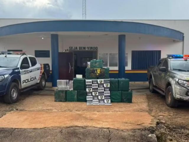 Meia tonelada de cocaína é apreendida e causa prejuízo de R$ 12 milhões na fronteira de MT com Bolívia