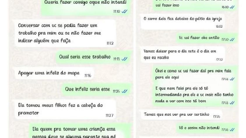 Adolescente descobre plano da mãe para matar funcionária e salva vítima