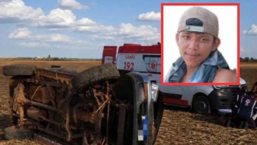 Jovem pega Hilux escondido, capota caminhonete e morre no interior de MT