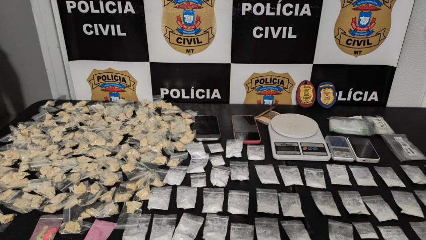 Casal é preso por tráfico de drogas em Alta Floresta; 