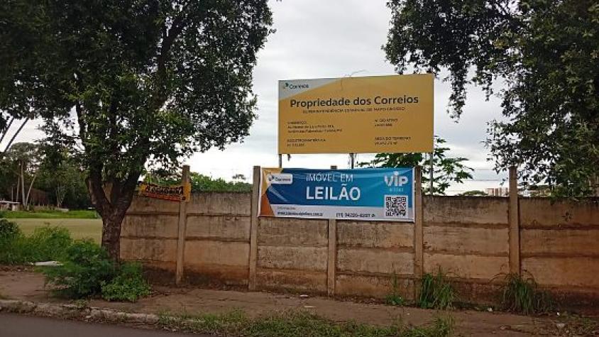Correios leiloam terreno em Cuiabá com lance inicial de R$ 8,8 milhões