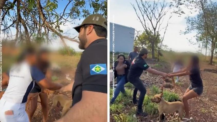 Vereador leva pedradas e apanha ao resgatar cães em situação de abandono em VG; mulher foi presa