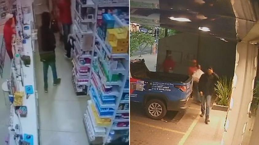 Bandidos rendem funcionários e roubam 33 caixas de Mounjaro de farmácia em Cuiabá; veja vídeos