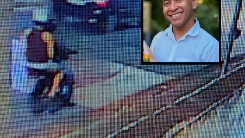 Imagens mostram professor subindo na garupa de moto minutos antes de sumir em Várzea Grande; vídeos