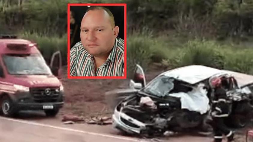 Empresário morre em acidente entre S10 e ônibus na BR-163; veja vídeo